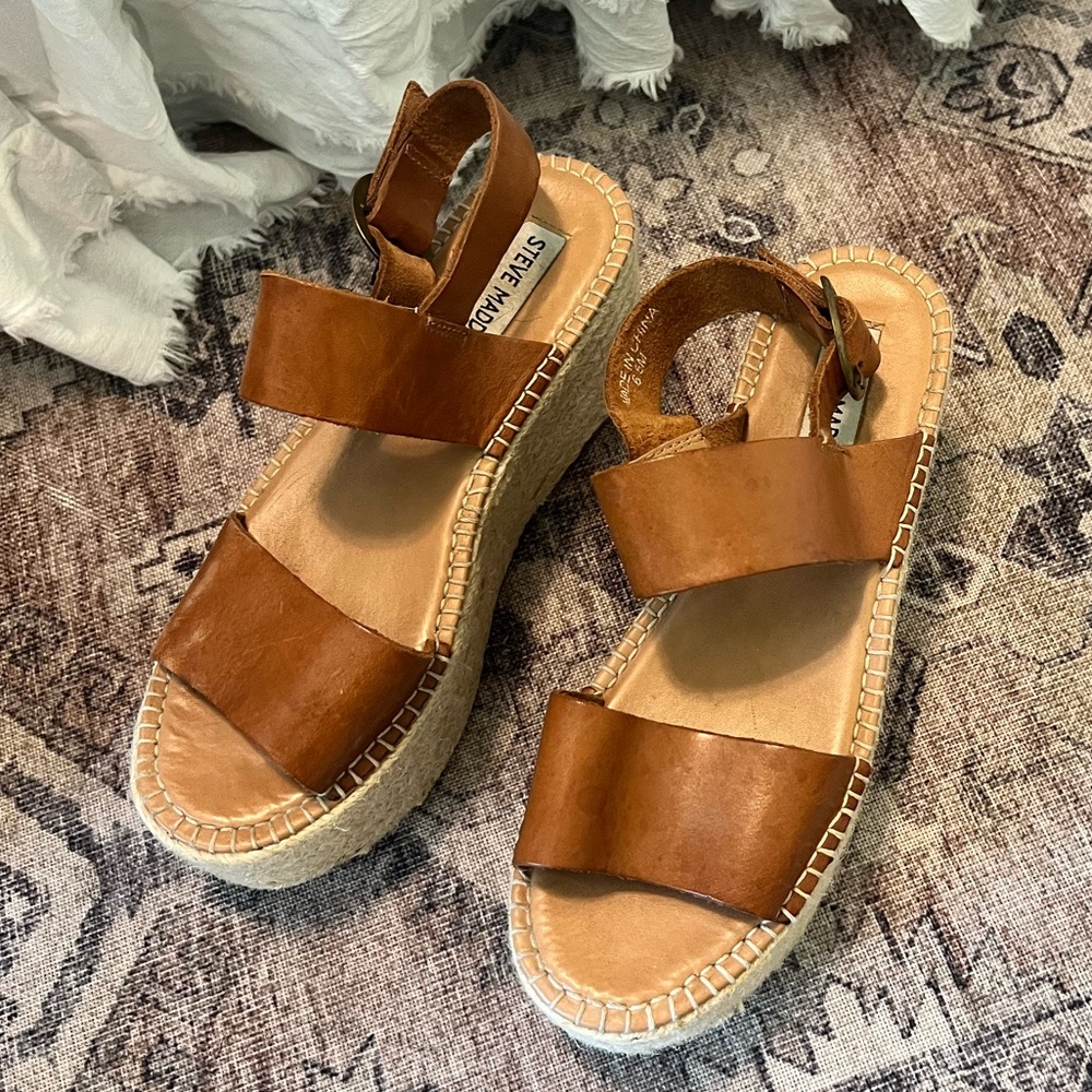 Steve Madden Espadrille Platform Wedges
